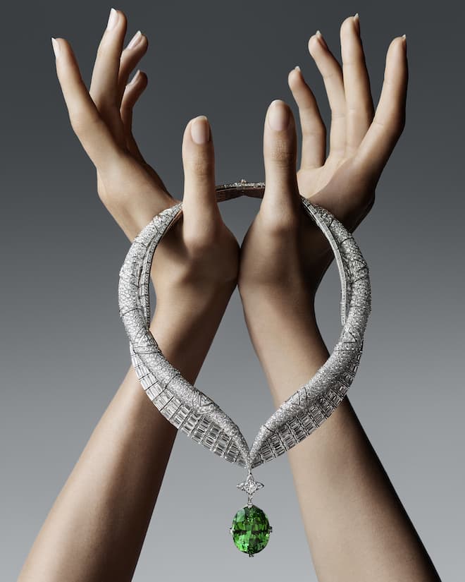 Emerald Necklace Louis Vuitton High Jewellery Collection