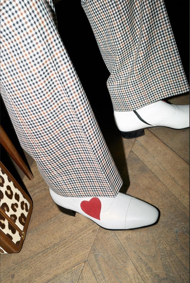 White Cuban Heeled Boots Retro Inspired 70s Louis Vuitton x Harry Styles Spring Summer 2023 Collection