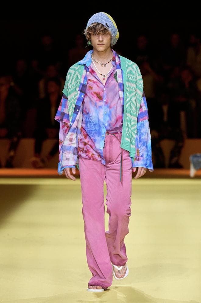 Bright Coloured Beaded Jewellery Dsquared2 Runway Collection Spring Summer 2023