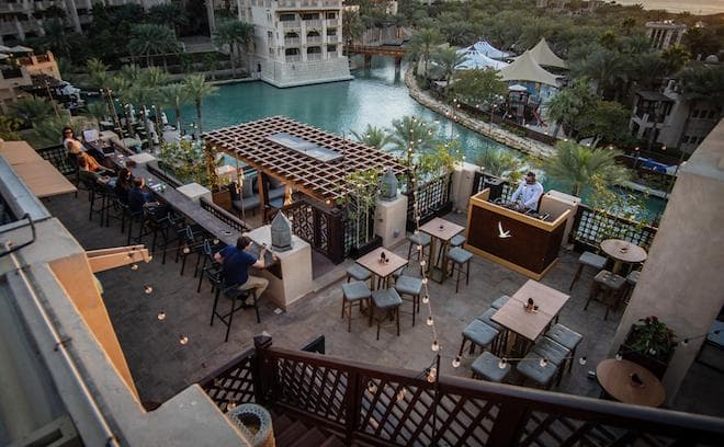 Rooftop Bar in Dubai called Folly