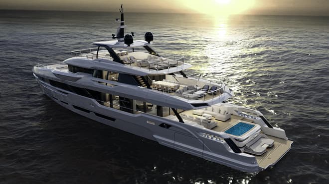 Baglietto Dom 133 yacht 
