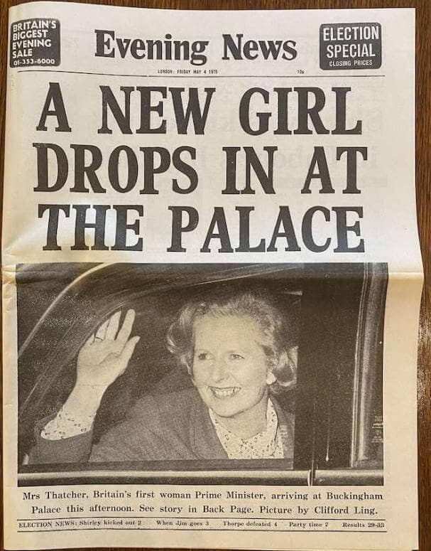 Margaret Thatcher in Rover P5 Silverstone Auction