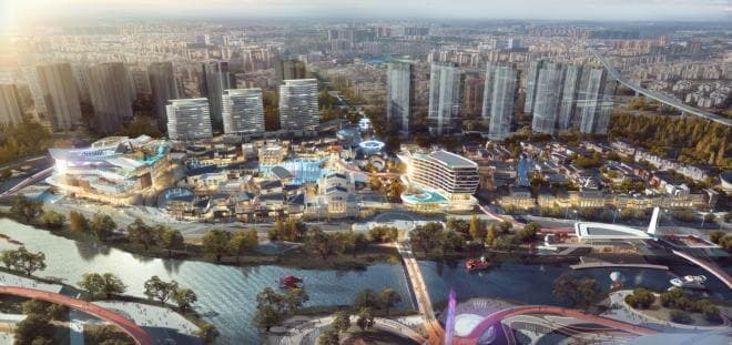 Zhongshan OCT Harbour masterplan design by LWK + Partners.