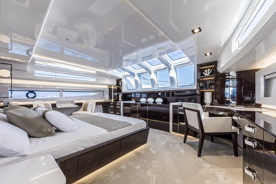 Master suite in the Pearl 95