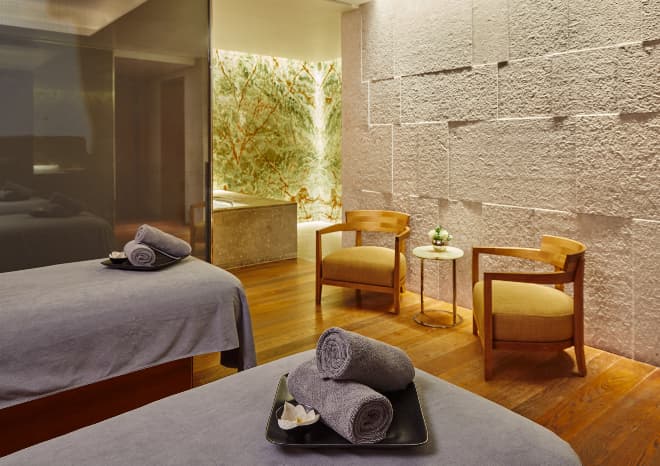 The Spa at the Bulgari Hotel London.