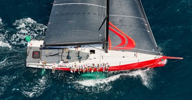 Rolex, Giraglia, Red Bandit, Carl-Peter Forster, overall, win, Black Jack, Peter Harburg, Australia, Alfa Romeo 2, Esimit Europa 2, Reichel/Pugh, line honours, Magic Carpet Cubed, Sir Lindsay Owen-Jones, Wallycento, Saint-Tropez, Giraglia rock, Genoa, France, Corsica, Italy, Yacht Club Italiano, YCI, Société Nautique de Saint-Tropez, Yacht Club de France, Yacht Club Sanremo