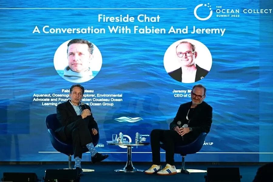 Fabien Cousteau and Jeremy McKane
