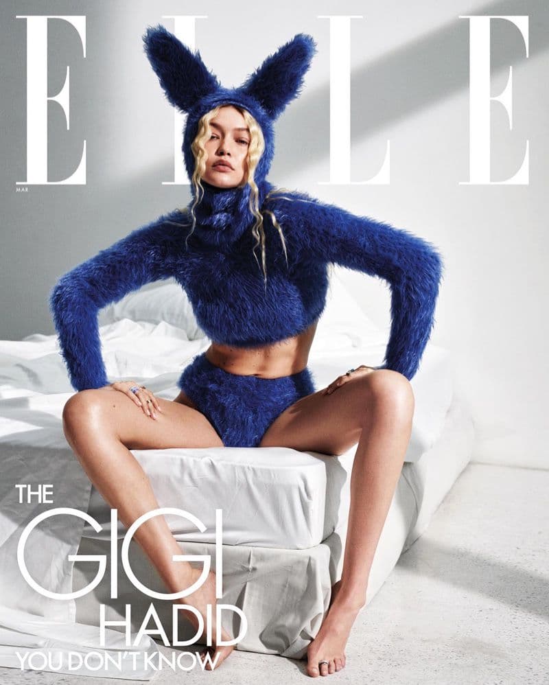 Gigi Hadid for Elle US March 2023 Issue