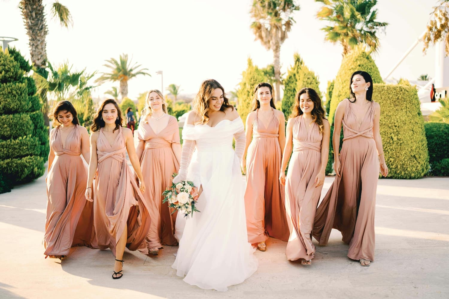 sachin and babi light blue dress Hemming a Chiffon Bridesmaid Dress