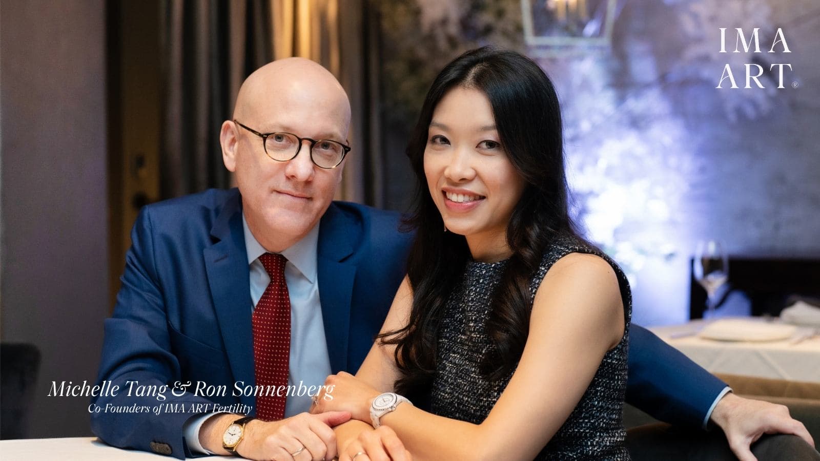 Michelle Tang y Ron Sonnenberg, cofundadores de IMA ART Fertility