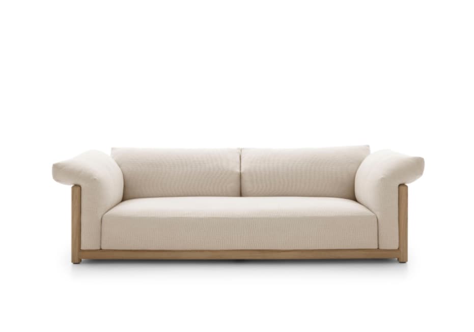 Derecha: Vincent Van Duysen "Intitulado" diseño de sofá. Imagen: B&B Italia.