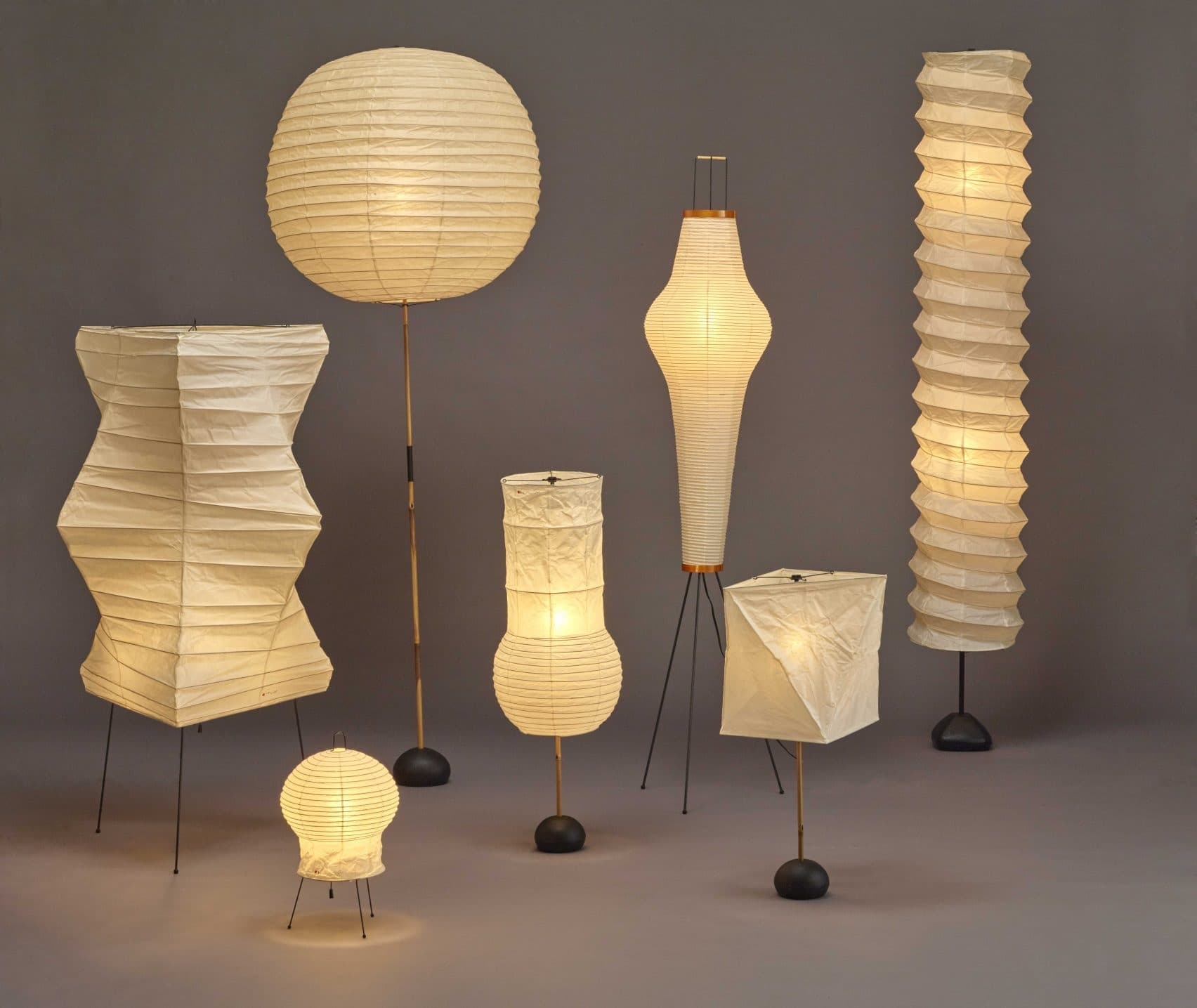 Akari lamps. Image: The Kagawa Museum. 