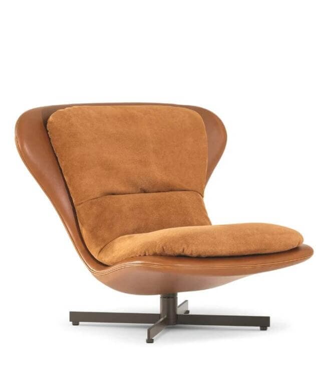 Silla Minotti "Elas" del arquitecto Hannes Peer. Imagen: Minotti.