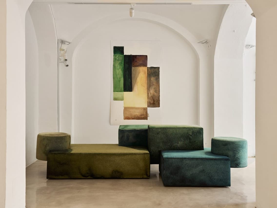 Sofá 'Geometriæ'. Imagen: Dezeen.