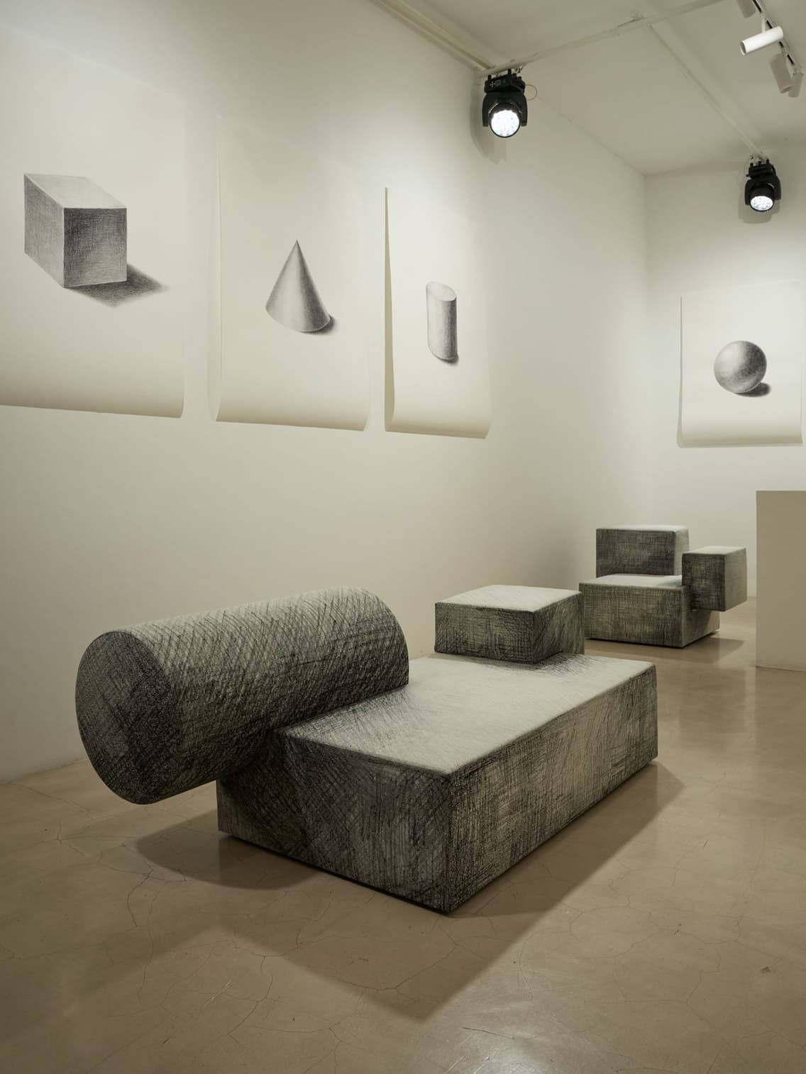 Sistema de sofás 'Geometriæ' de Front para Moroso. Imagen: Dezeen.
