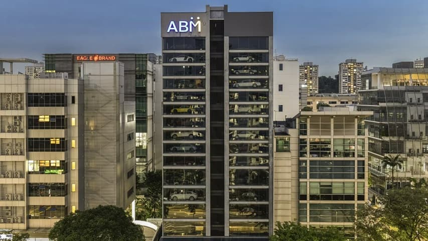 Autobahn Motor's 15-storey stacked car gallery certainly turns heads. Image: Drive.com.au.