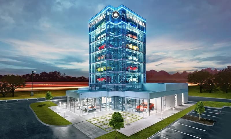 A striking view of the Caravana vending machine. Image: sandiegouniontribune.com
